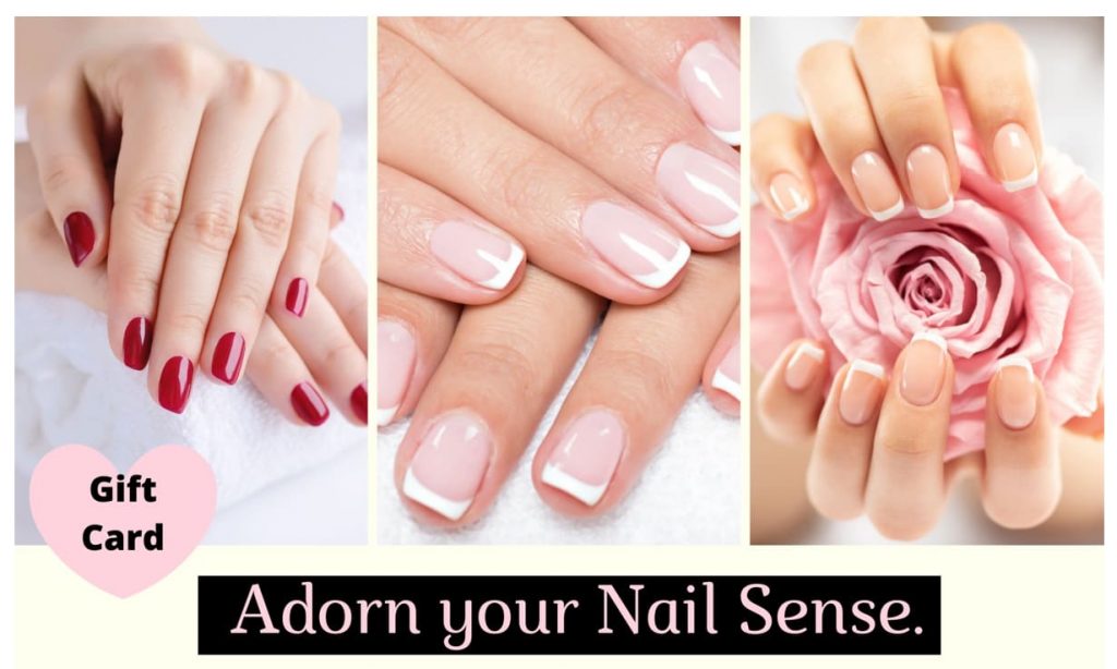 nail salon gift card ad